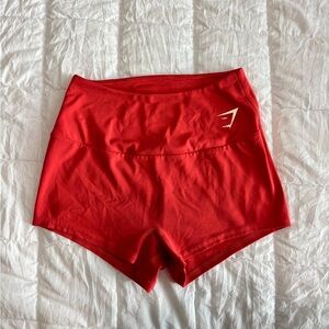 Gymshark Red Athletic Shorts